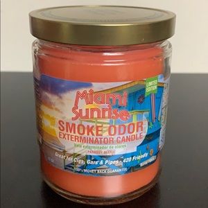 Miami Sunrise Smoke Odor Candle LIMITED EDITION